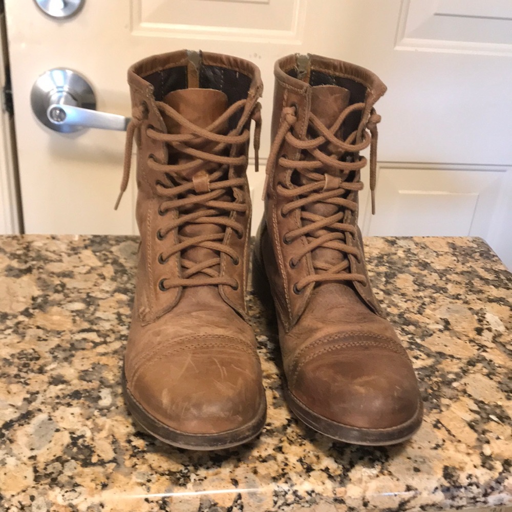 Steve Madden combat boots